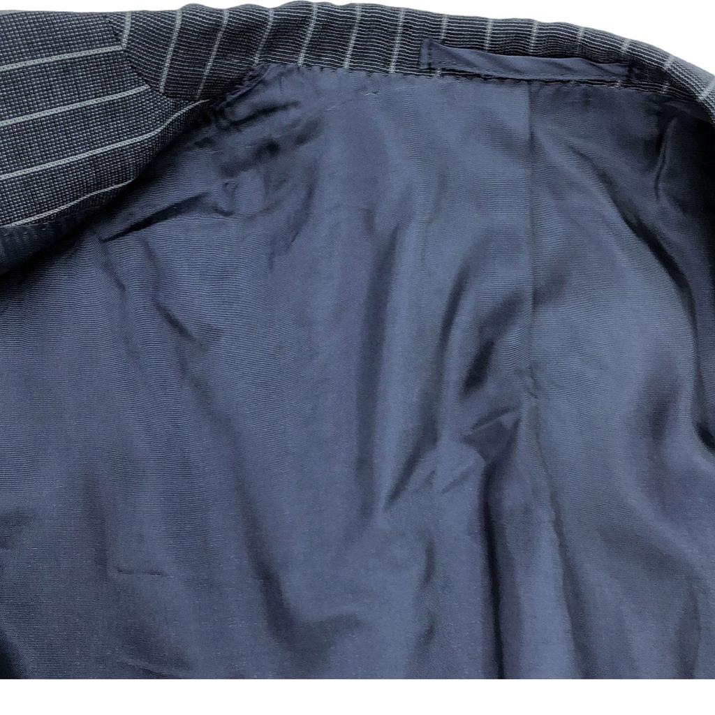 RING JACKET Made In Japan Wool Blend Striped Pattern Tailored Jacket 46 Men's Used