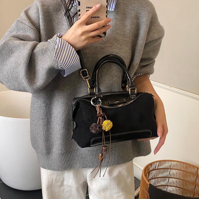 Urban Style Pu Leather Satchel Bag With Zipper Pocket For Daily Use