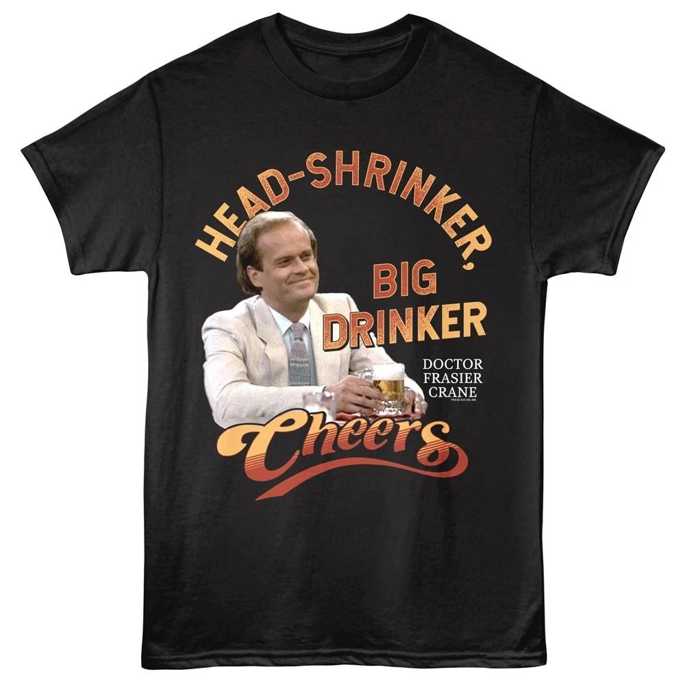 

Cheers Head Shrinker Big Drinker Men s T Shirt XL