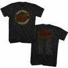 Maglietta Vintage Concerto ZZ Top - Tour USA 1990 Uomo Unisex Nero Maglietta alla Moda