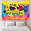 Custom Name The Wiggles Print Tapestry, Backdrop, Easy Setup, Ideal for Bedroom, Office & Living Room, with Aesthetic Wall Hanging Decor.