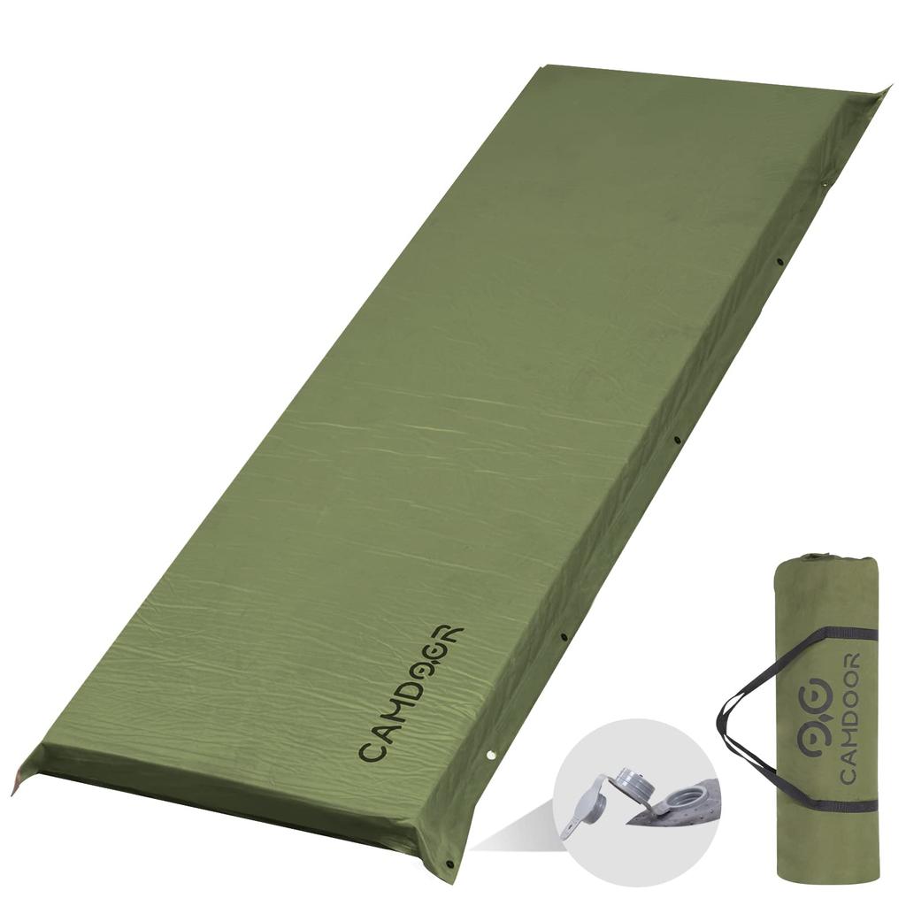 CAMDOOR Camping Mat Air Mat Thick 10cm [Automatically inflates in 30 secondsWider] Inflator Mat for Sleeping in the Car, Camper, Unlimited