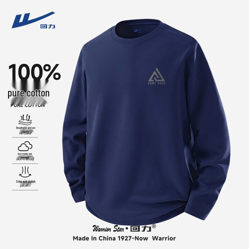 

Warrior Men s Loose Fit Long-Sleeve Cotton T-Shirt 4XL