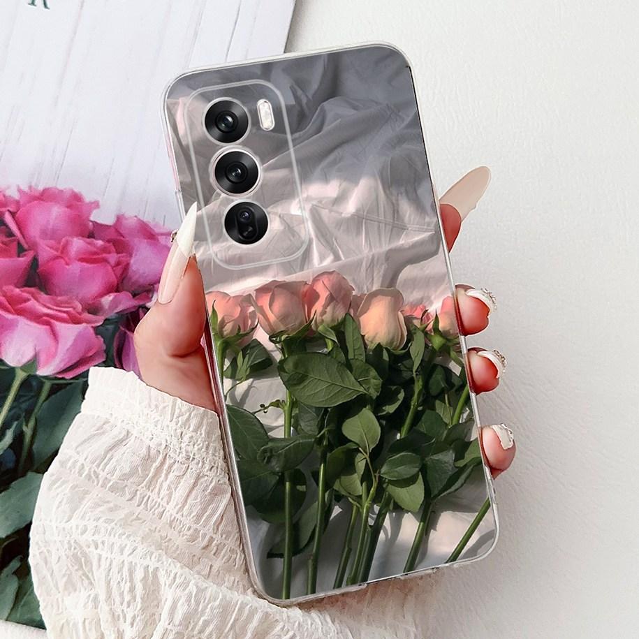 For OPPO Reno12 Pro 5G Case CPH2629 Cover Transparent Silicone Fashion Butterfly Soft Case For Reno 12 CPH2625 Reno 12Pro Fundas