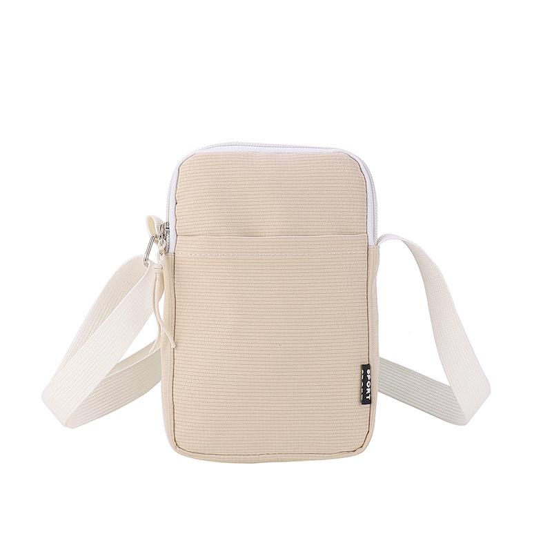 2025 Simple Casual Shoulder Messenger Bag Women's Portable Mobile Phone Bag Vertical Coin Key Bank Card Shoulder Bag