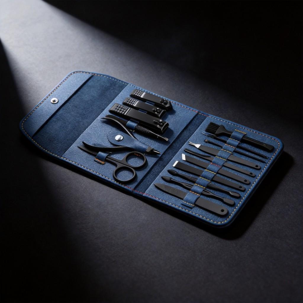 Kit de Cuidado para Unhas 16 Peças Conjunto de Manicure em Aço Inoxidável Para Uso Doméstico