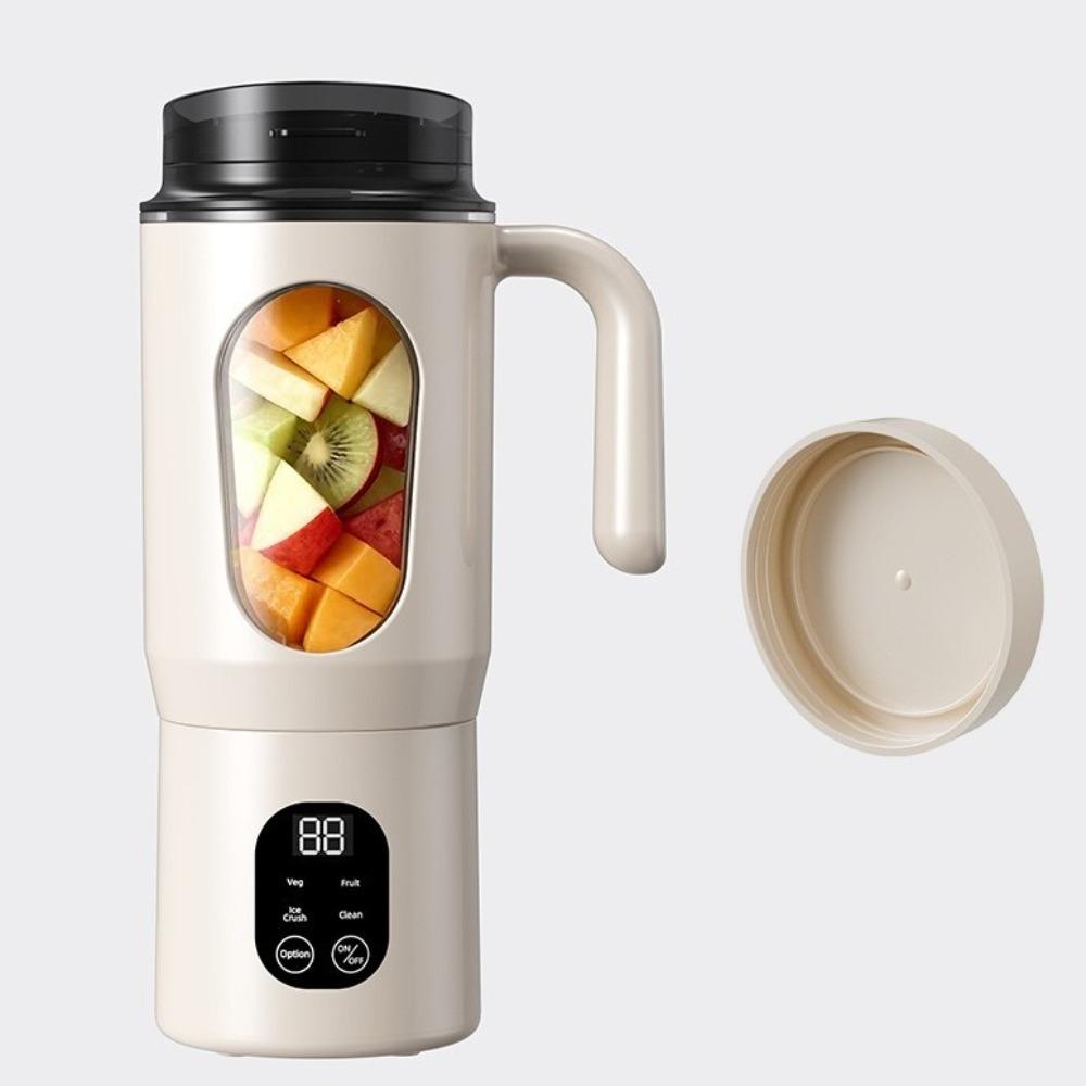 Large Capacity Portable Juice Maker Wireless Juicing Cup Handheld Blender Bottle  Office бежевый