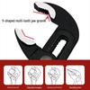 Multifunctional Adjustable Water Pump Pliers with Dipped Handle and Large Opening