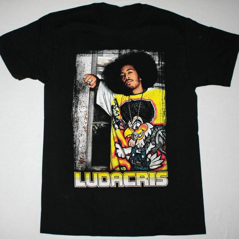 Vtg Ludacris Stand Up Album Heavy Cotton Black All Size Unisex Shirt J808 Unisex T-Shirt XL