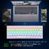 Gaming Mechanical Keyboard with Blue and USB Wired RGB LED Compact Compatible with Windows and Gaming and Office Use with Blue e-Element Keyboard,