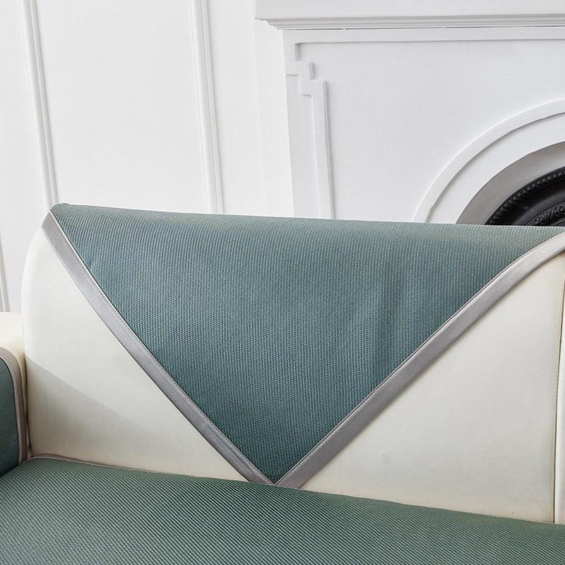 Summer Ice Silk Sofa Cushion, Non-Slip Mat, Seat Cushion, Washed All-Season Universal Cool Cushion, Rattan Mat, Sofa Cover, Ice Cushion