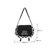Borsa a tracolla con ciondolo regalo da uomo a grande capacità a griglia borsa da fitness borsa a spalla da donna borsa da coppia XM-2251-
