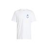 Messi T Shirts Men's White Crew Neck Moderate Straight Fit IT7081-