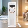 Cool and Warm Air Fan FourSeason Column with Remote Control Oscillating Appliance for Light
