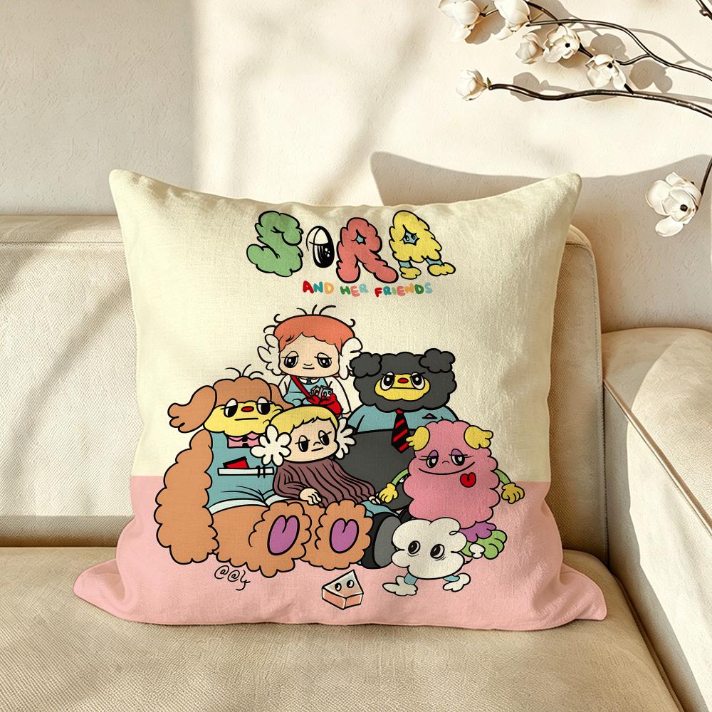 Brand Ccasetify Cushion Cover Pillow Case Antidustmite Pillowcase Silky Short Plush Sofa Cushion Cover Hot