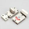 Smooth Operation Stainless Steel Partition Door Lock Metal Indicator Door Lock  Restroom