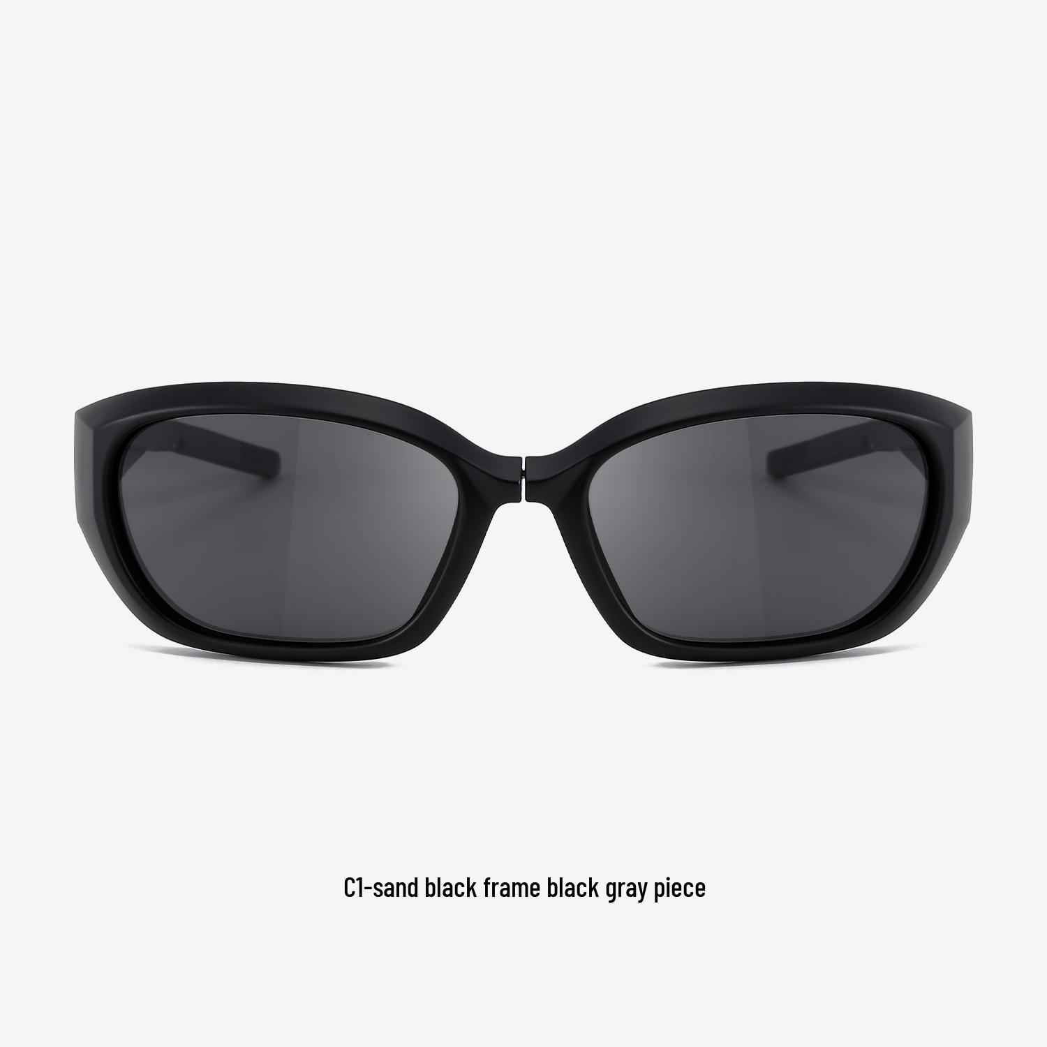 Polarized TR Spring-Hinge Sunglasses: Unisex UV Protection for Outdoor Sports