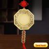 Bagua Mirror: Convex Tai Chi Brass Mirror for Home, Entrance, Living Room & Desktop Decor