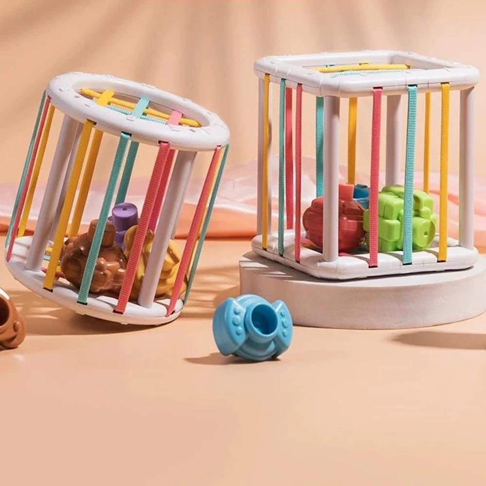 Bunte Formensortierblöcke Aktivität Kleinkind Montessori Pädagogisch Lehrreich Spielzeug Entwickelt Für Kinder Kleinkind Geburt Kleinkindbildung