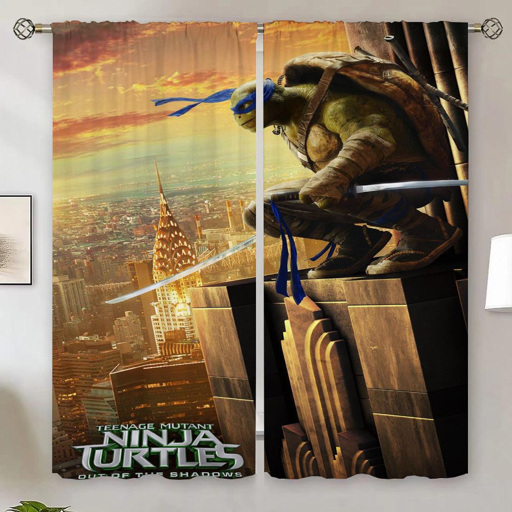 Living Room Curtains for Cooking Ninja T-Turtles Bedroom Decoration Ready Curtains Cheap Things With Free Shipping for Home the