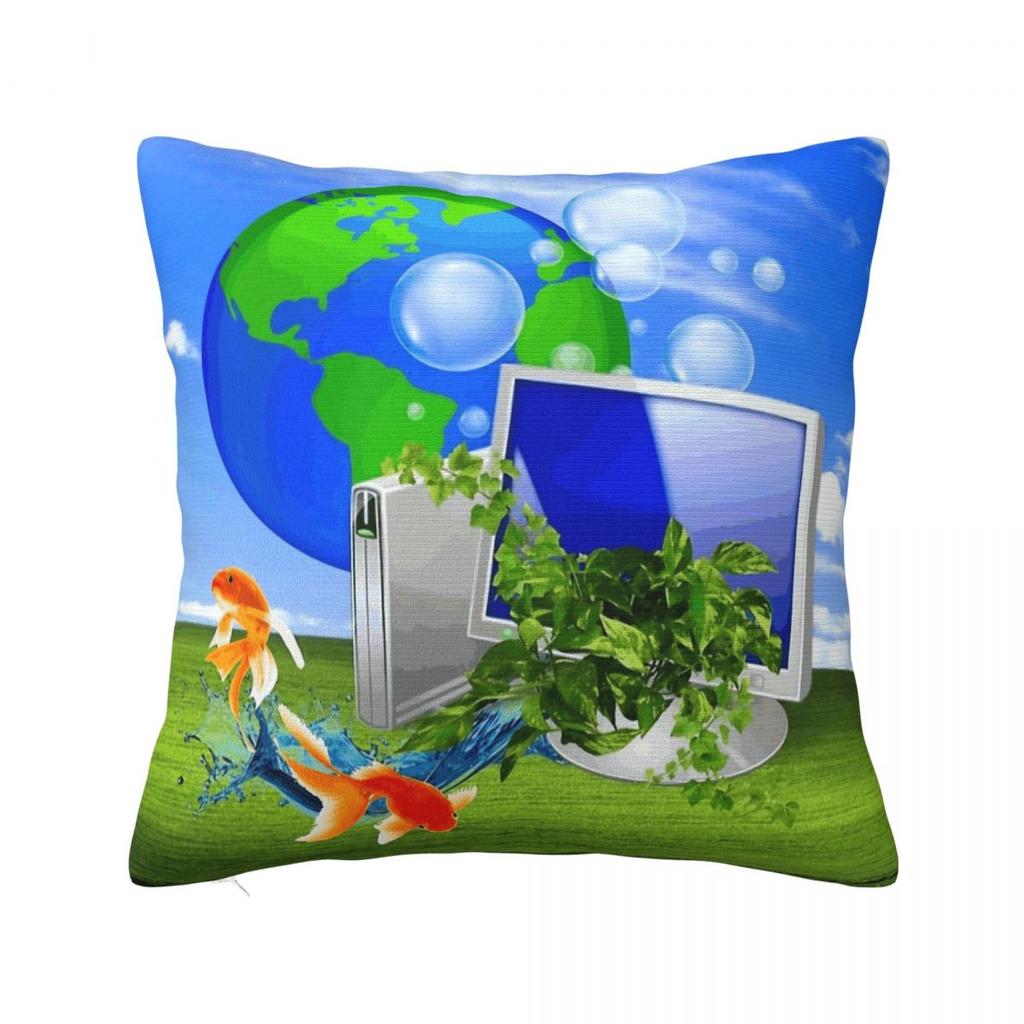 Symphony Dolphins Frutiger Aero Kuddfodral Roligt Kuddfodral Mjukt Anpassat Kuddöverdrag Örngott För Soffa Sovrum Heminredning