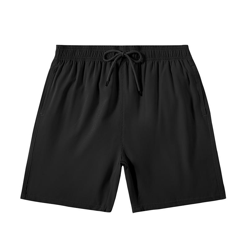 Herre ensfarget strand-surfeshorts - Casual sportsshorts i stor størrelse
