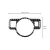 For Benz A B C E G CLA GLA GLE GLK Class Headlight Switch Cover Carbon Fiber Sticker Trim Car Interior Upgrade Automotive Parts