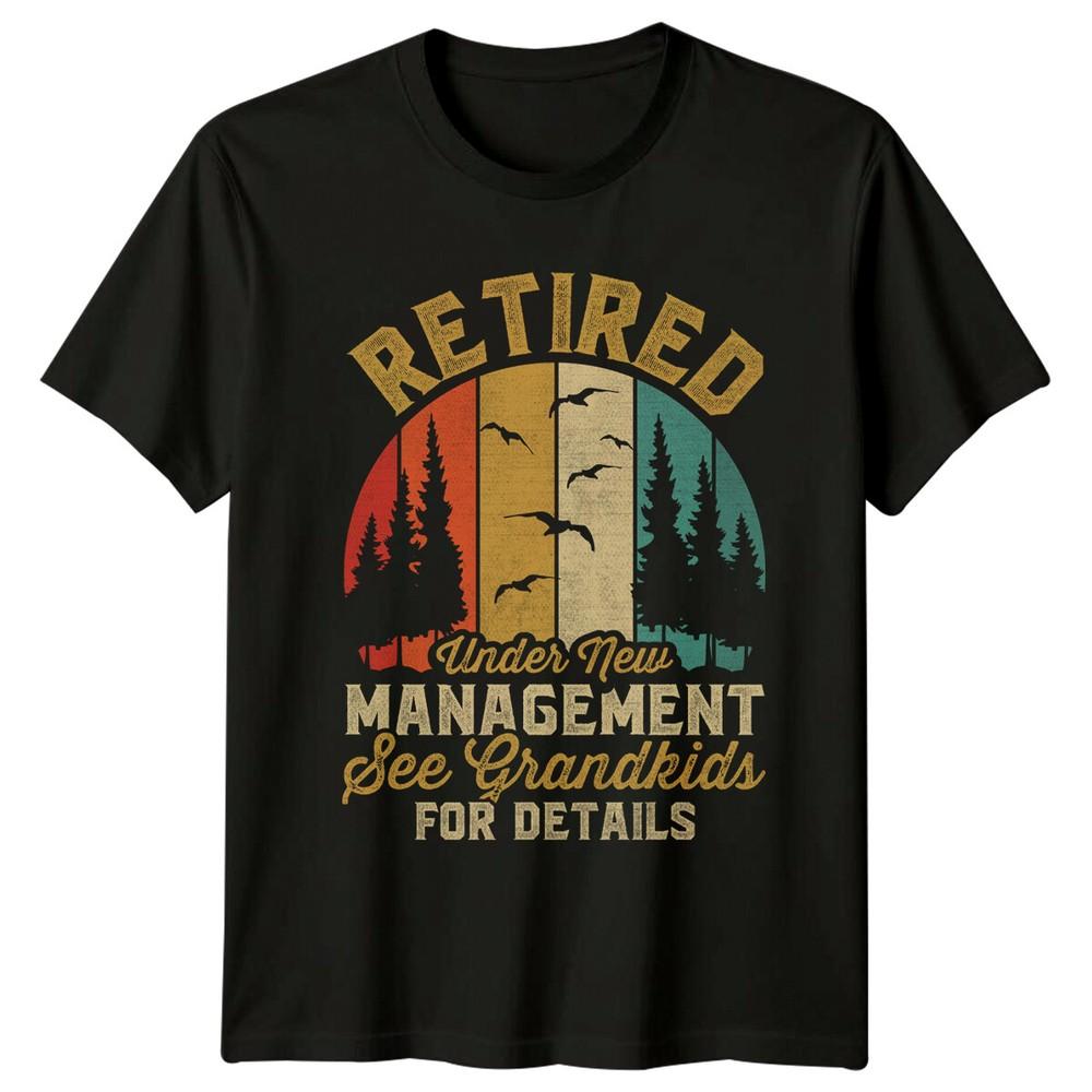Retired Under New UnisexageUnisext See Grandkids TShirt RetireUnisext Gift