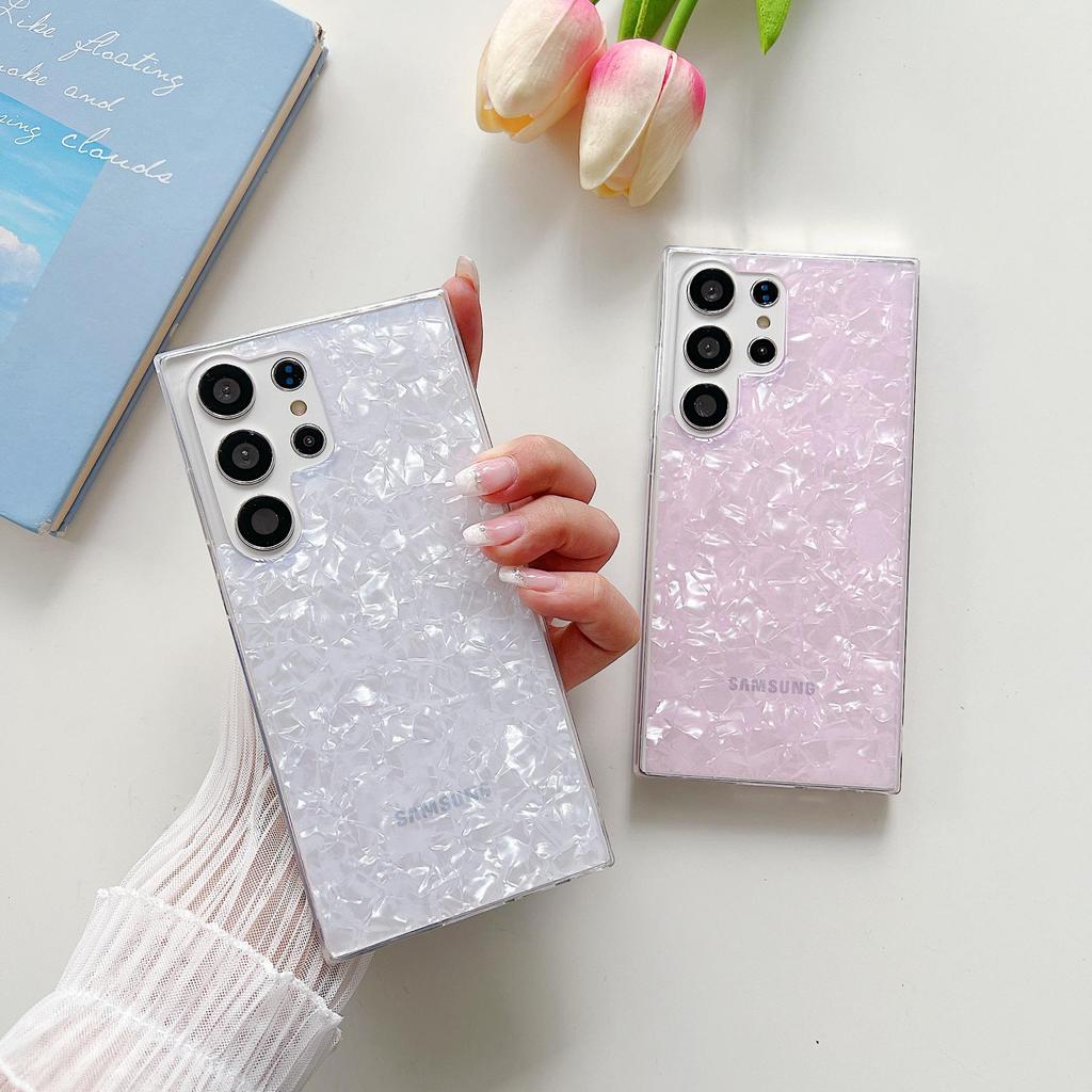 Colorful Shell Pattern Phone Case for Samsung S25US24FE/S23+/A14/A35/A55 5G/Note20U