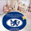 1PC round rug Chel-sea Fc  Printed Round Area Rug ,Rug For Home Office, Round Chair Rug, Decorative Carpet Fan gifts Christmas gift