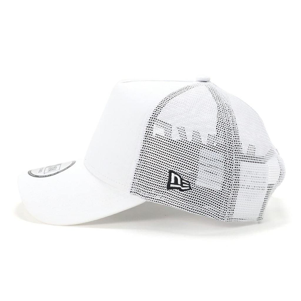 [New Era] New Era Mesh Cap 9FORTY A-Frame Trucker 14666211 NER32C6449 WhiteBlack Essential ONSPOTZ Exclusive Men's Women's Hat 940 SpringSummer