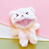 Cat Jumpsuit Idol Dolls Clothes Plush Doll Winter Outfit Cotton Doll Clothes  20cm Cotton Doll
