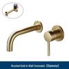 Shiaosen Concealed Wall-Mounted Basin Faucet