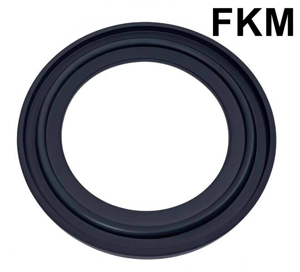 Material VMQ PTFE EPDM FKM 1/2" 3/4" 1" 1.5" 2" 2.5" 3" 3.5" 4" - 10" Tri Clamp Sanitary Sealing Gasket Ring Ferrule Washer