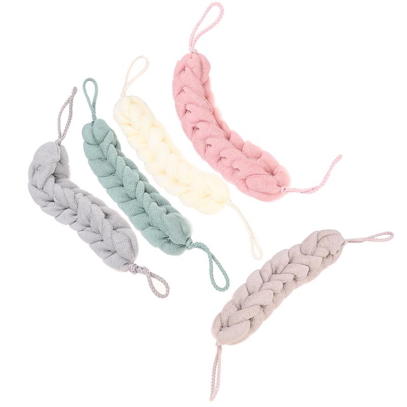 Body Exfoliate Puff Bath Sponge Scrub Mesh Net Ball Massage Ball Back Scrubber
