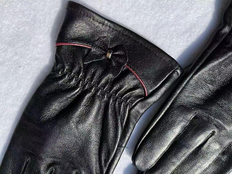 Jiuyunmeng Men's Genuine Leather Gloves, Winter Korean Style, Velvet-Lined, Thick, Warm, Waterproof Motorcycle Riding Gloves