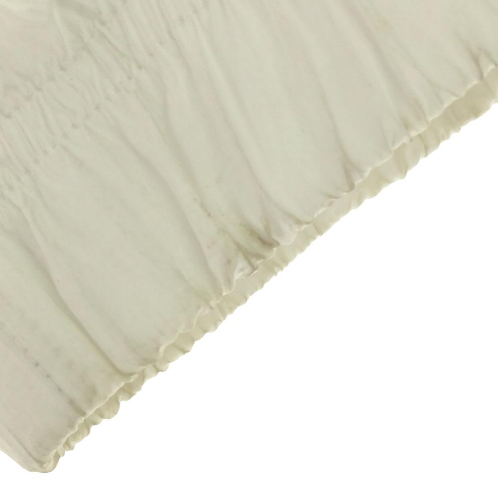 NIKE Swoosh Nylon jacket L White x black Mesh lining Men's Used