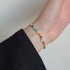 Cute Rainbow Smiley Face Bracelet Simple Fashion For Women Friendship Jewelry