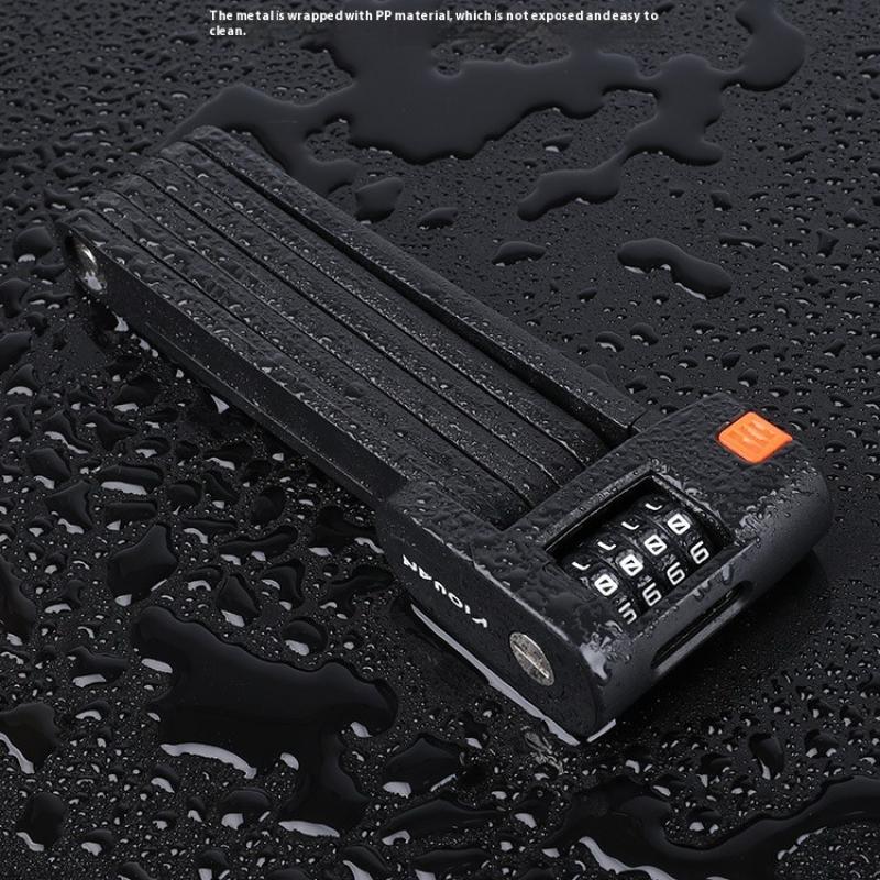 Alloy Steel Four-Digit Combination Lock Bicycle Folding Combination Lock Anti-theft Four-digit Combination Lock Rust-proof Lock