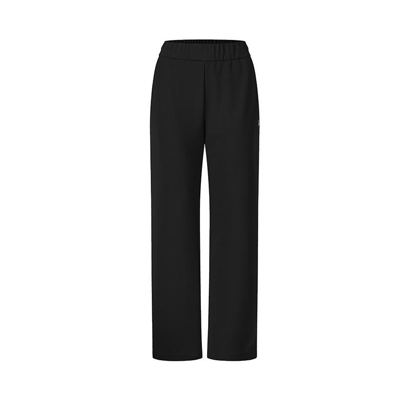 Fila Fitness Series Fashion Classic Minimalist Personality Trendy Training Casual Versatile Comfortable Knitted Sports Pants A11W611617FBK