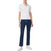 Calvin Klein Logo Embroidered Slim Fit Short Sleeve Polo Shirt Women tops White 47AB205-YAA