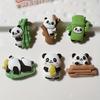 5pcs Polyresin Panda Refrigerator Magnets - Cute Decorative Fridge Magnet Set Office Kitchen Decor, Locker Accessories