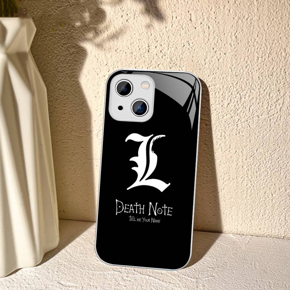 D-Death Note For IPhone 14 13 12 Mini 11 Pro XS Max X XR 14 Plus Tempered Glass Cover