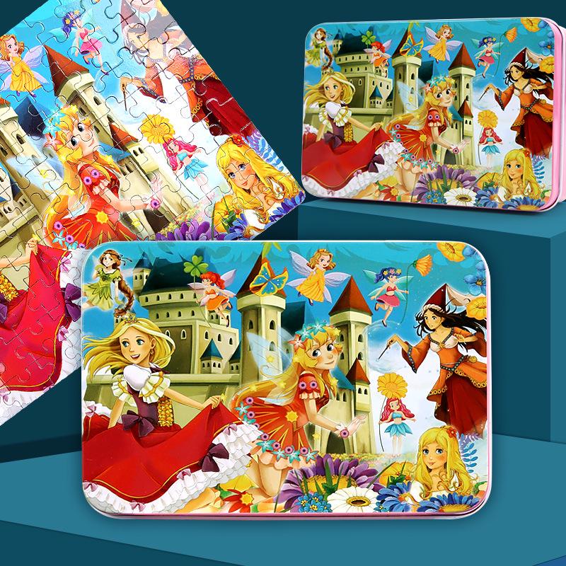 Wooden Jigsaw Puzzle Toy - 9 To 100 Pieces, Children's Early Education & Matching Game