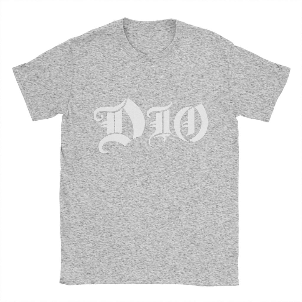 DIO Rocková kapela Tričko Léto Populární Trička Pánská 100% Bavlna O Krk Nadměrná Trička Krátký Rukáv Streetwear Topy