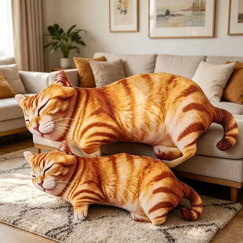 Plush Toy Cat Cartoon Soft Plush Stuffed Animal Gift For Kids And Adults