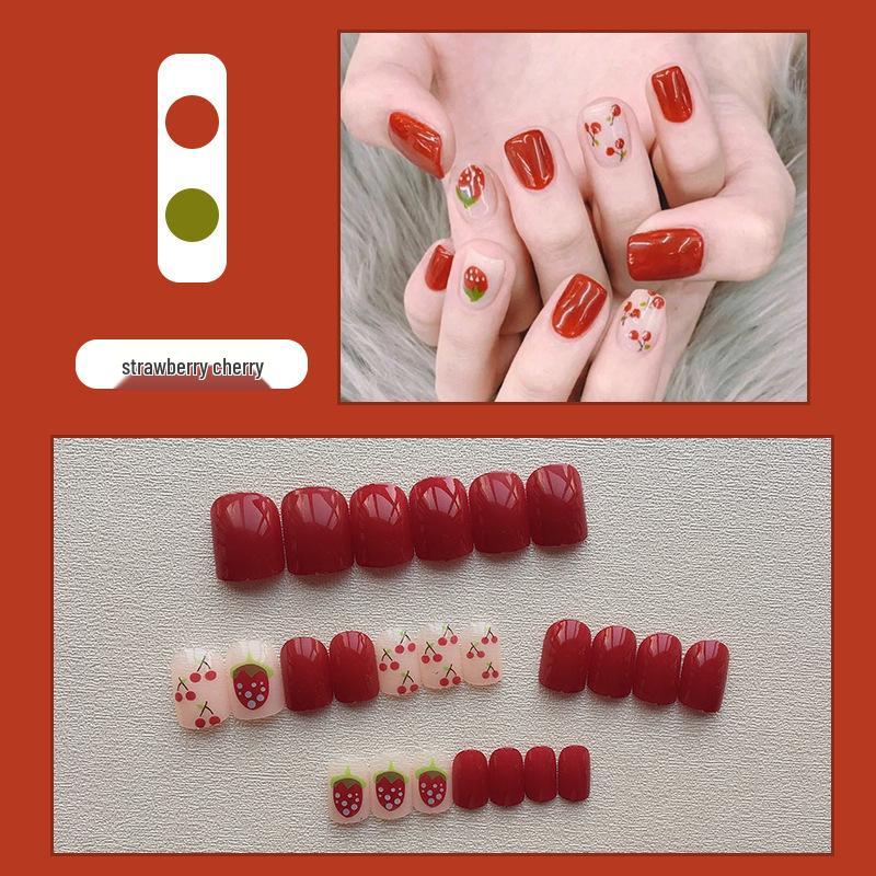 Press-On Removable Fake Nails - Fashionable Manicure Nail Tips