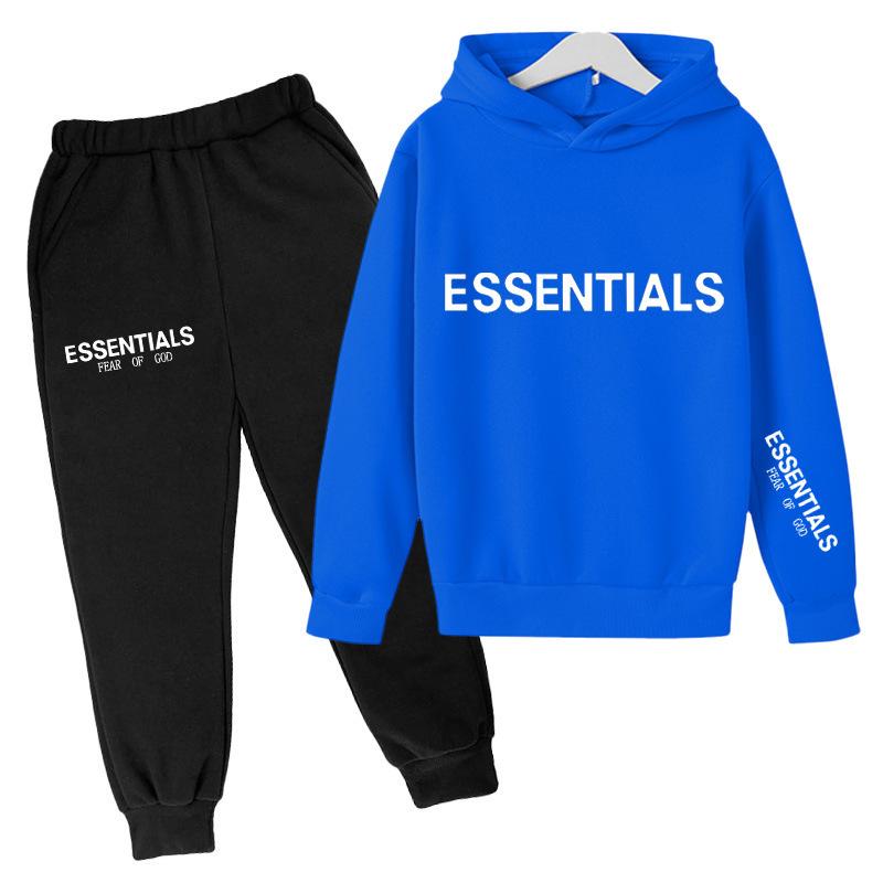FEAR OF GOD Duplex Essentials Children's Suit Chest Hot Printing Children's Hoodie T