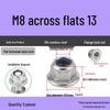 304 Stainless Steel Nylon Locking Flange Nut with Washer