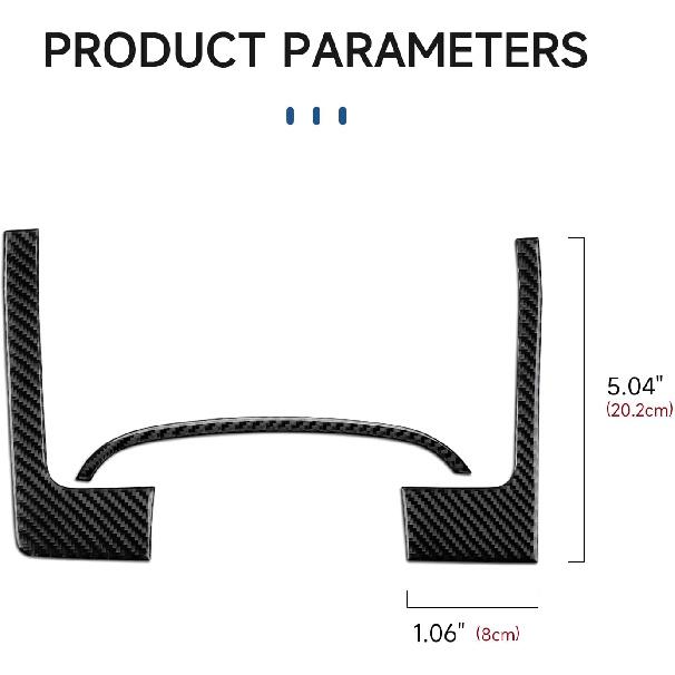 Car Carbon Fiber Dashboard Trument Panel Strip Sticker Cover Interior Trim Decal for Ford F150 2009 2010 2011 2012 2013 2014 Accessories